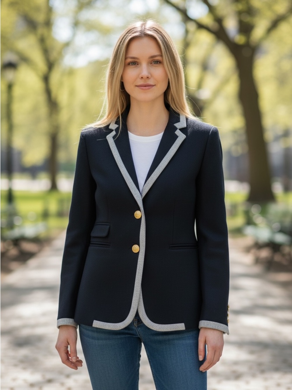 J. Crew Wool Blazer Jacket Sz 00/XS Black Extra Small
